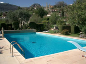 Holiday villa swimming pool