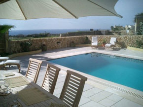villa with pool