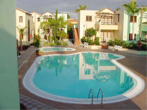 Two heated swimming pools