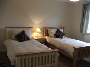 Twin bedroom accommodation