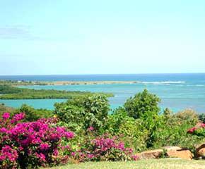 View of Savannes Bay from villa