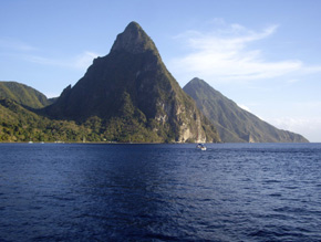 St Lucia Pitons