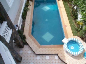 Mauritius apartment Pool  1250