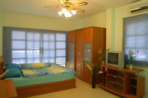 Thailand villa bed