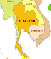 Map of Thailand