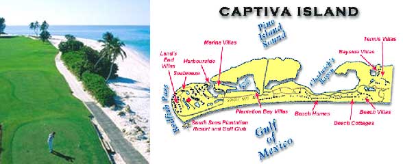 Captiva island map