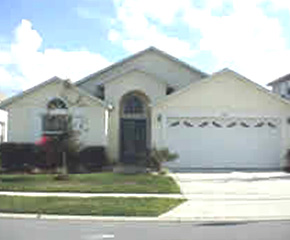 Front of Florida villa