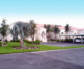 Front of Gulf Coast condo